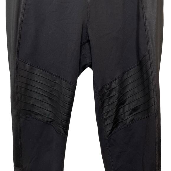 Athleta Women’s Black Estra Leggings Yoga Athletic Mesh Leg Workout Size Small - Picture 8 of 14